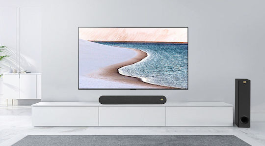 Mozos Soundbar 2.1 Bluetooth και HDMI 80W με Τηλεχειριστήριο Μαύρο