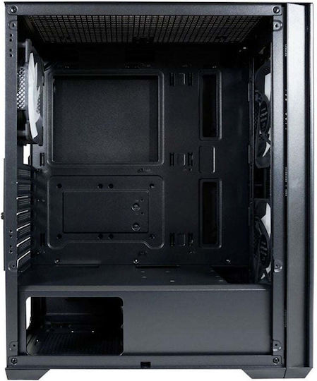 LC-Power 717B Gaming Midi-Turm Computergehäuse mit RGB-Beleuchtung Schwarz
