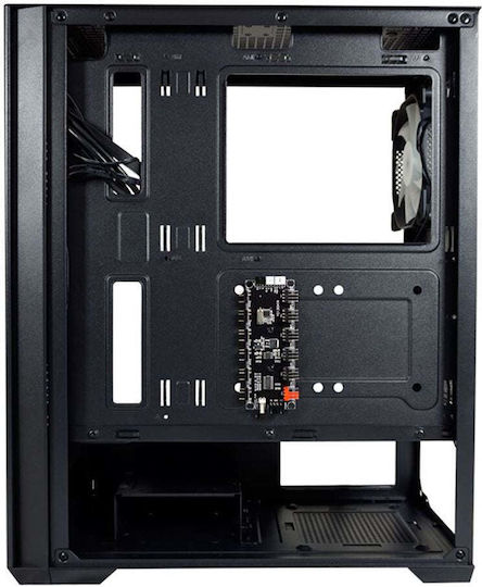 LC-Power 717B Gaming Midi-Turm Computergehäuse mit RGB-Beleuchtung Schwarz
