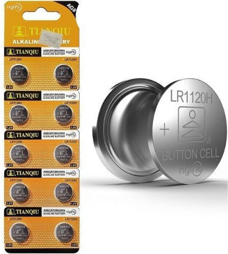 Алкални Батерии За Часовници LR55 1.5V 10 Броя