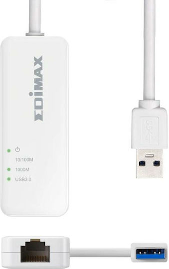 Edimax EU-4306 V2 USB Адаптер За Мрежа С Проводниково Свързване Gigabit Ethernet (v2)