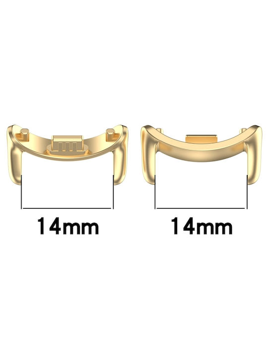 Xiaomi Mi Band 8 Xiaomi Smart Band 9 9 Nfc 1 Pair Stainless Steel Metal Watch Band Connector Black