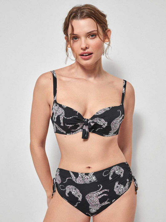 Bikini Top with Padding Black