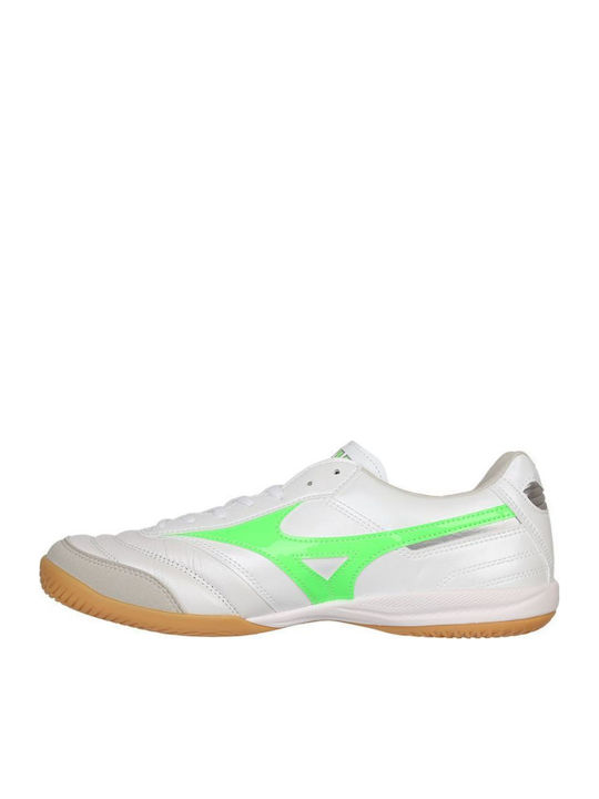 Mizuno Morelia Fußballschuhe Halle Silber