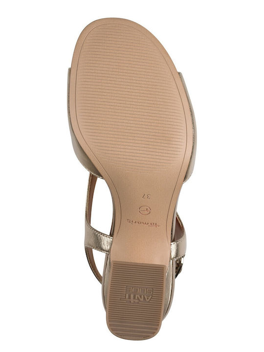 Leather Sandals Gold