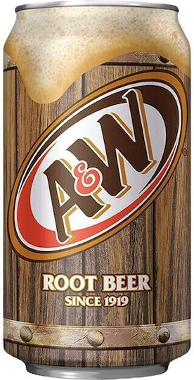 A&W Root Beer Ginger Beer με Ανθρακικό σε Κουτί 355ml