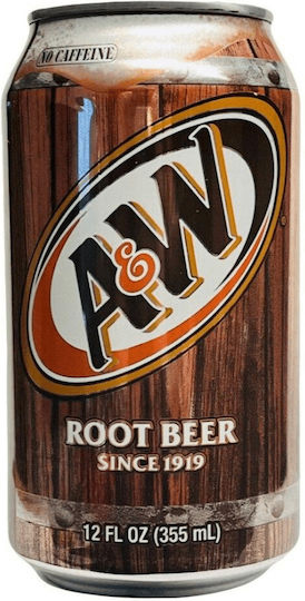 A&W Root Beer Ginger Beer με Ανθρακικό σε Κουτί 355ml