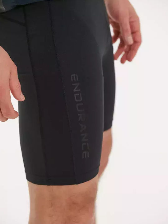Endurance Tranny Ανδρικό Αθλητικό Κολάν Κοντό Μαύρο