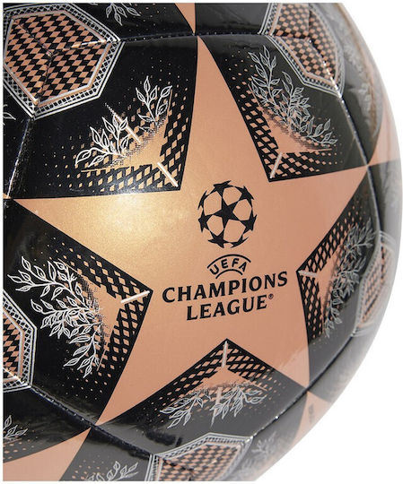 adidas Uefa Μπάλα Ποδοσφαίρου Μαύρη