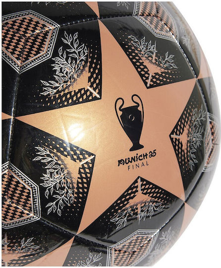 adidas Uefa Μπάλα Ποδοσφαίρου Μαύρη