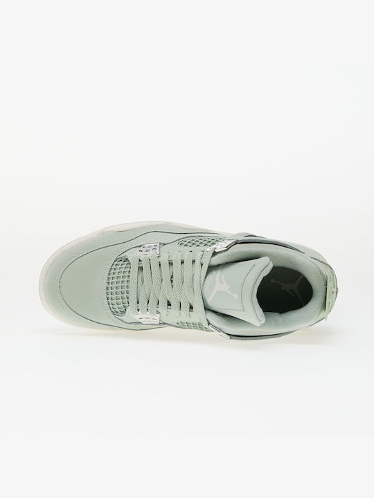 Air  4 Retro Дамски Сникърси Seafoam / Sail-Сребърни