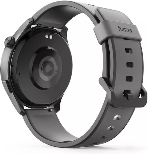 HAMA 9000 47mm Smartwatch με SIM και Παλμογράφο (Γκρι)