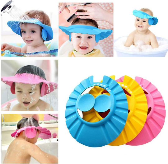 Protective Bath Hat Pink 1pcs