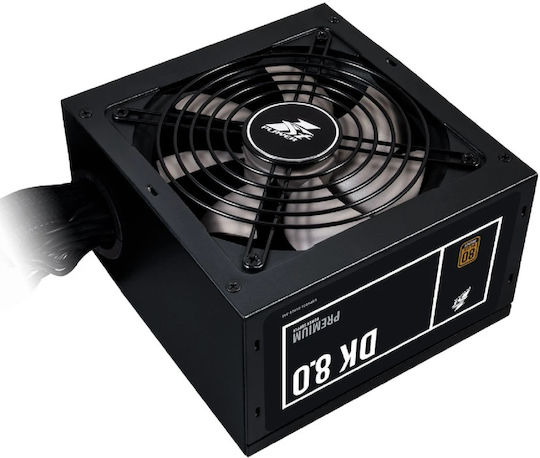 1STPLAYER DK PREMIUM 8.0 800W Черен Компютърно захранване Пълен кабел 80 Plus Bronze