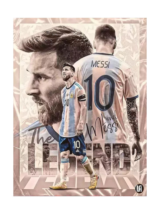 Messi Rahmen Holz 30x40cm