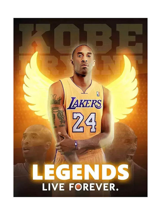 Nba - Kobe Bryant S Frame Wooden 30x40cm