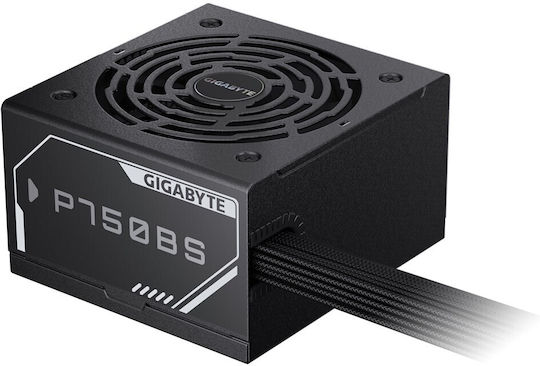 Gigabyte 750W Μαύρο Τροφοδοτικό Υπολογιστή Full Wired 80 Plus Bronze (GP-P750BS)