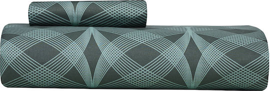 Kentia Set Duvet Cover Jentry Cotton 165x245cm Single With Pillowcase 02