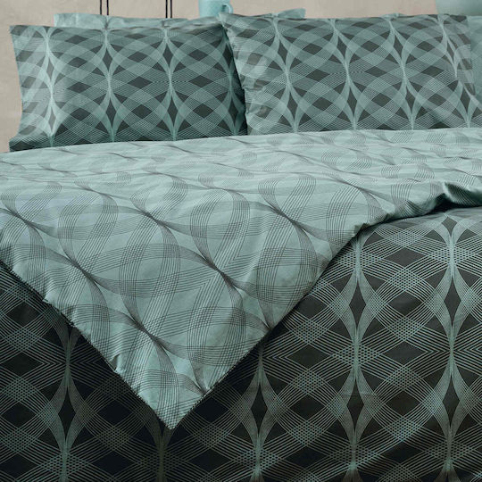 Kentia Set Duvet Cover Jentry Cotton 165x245cm Single With Pillowcase 02