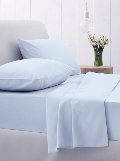 Sunshine Παπλωματοθήκη Βαμβακερή Μονή 170x250 Feelings Light Blue