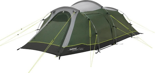 Outwell Earth 3 Plus Σκηνή Camping Τούνελ Ορειβασίας Πράσινη 4 Εποχών για 3 Άτομα Αδιάβροχη 3000mm 200x415x120εκ.