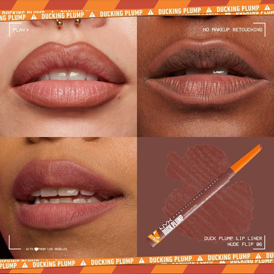NYX Professional Makeup Professional Makeup Duck Plump Plumping Lip Liner Lippenkonturenstift 06 Nude Flip