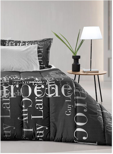 Guy Laroche Duvet Cover Queen 225x245 Instyle Charcoal