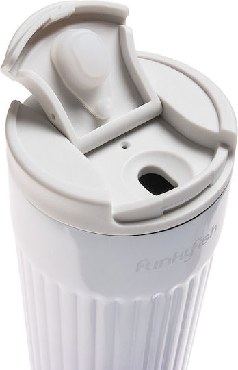 Gim Funky Fish Пластмасова Детска Бутилка За Вода Термос С Винтова Капачка Non Spill Зелена 500ml