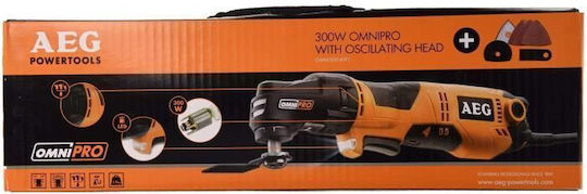 AEG Tools 4935431790 Παλινδρομικό Πολυεργαλείο 300W με Ρύθμιση Ταχύτητας