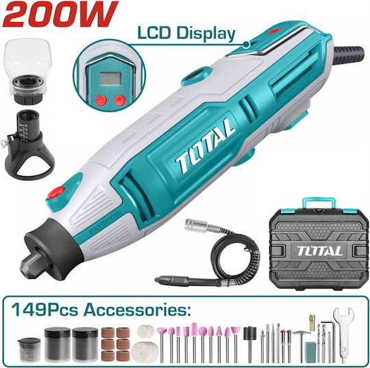 Total Electric Rotary Multi Tool 200W with Speed Control TG2006