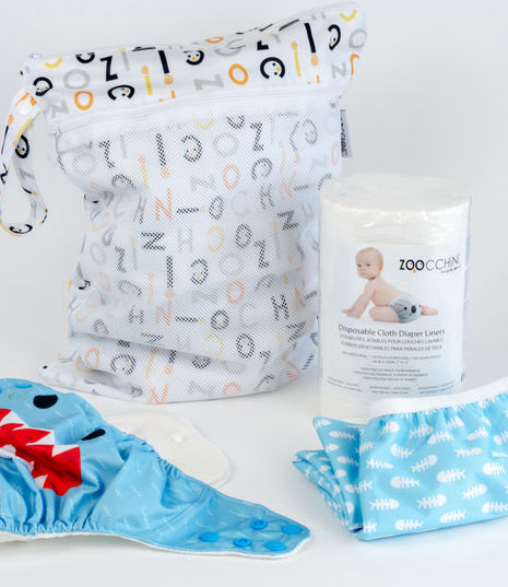 Zoocchini Biodegradable Inserts for Reusable Diapers