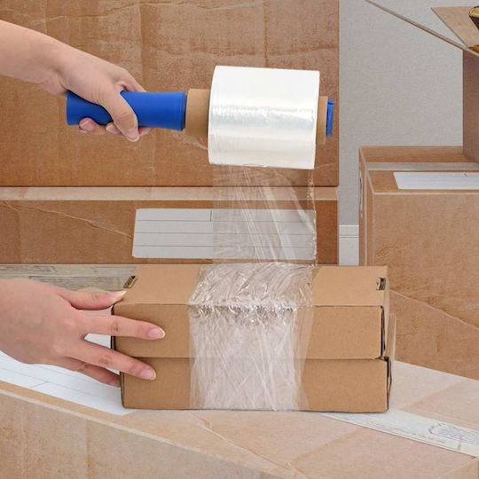 vidaXL Transparent Stretch Film 10cm x 300m 10pcs