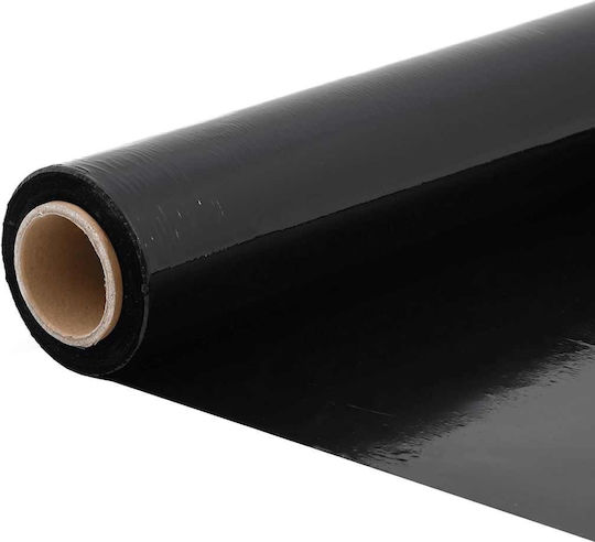 Vidaxl Stretch Film 6 Pieces Black 30 Micron 50 cm x 150 m Black
