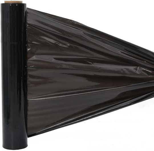 Vidaxl Stretch Film 2 Pieces Black 23 Microns 50 Cm X 300 M Black