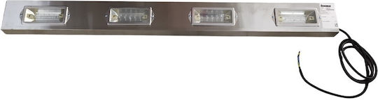 Inomak Отоплително Осветление За Бюфет С Мощност 150W И Размери 175.2x12.2x6см
