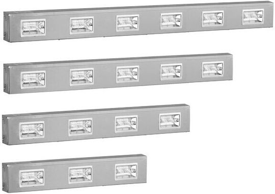 Inomak Lampă de încălzire pentru bufet cu Dimensiuni 125.2x12.2x6cm