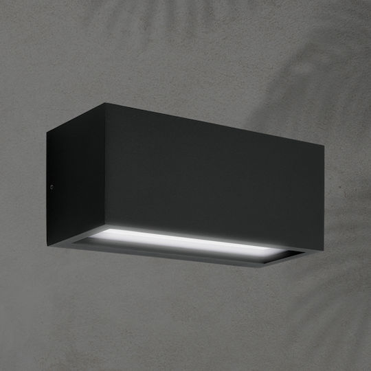 Eurolamp Стенен Външен Плафон E27 IP54 11x25x10εκ.