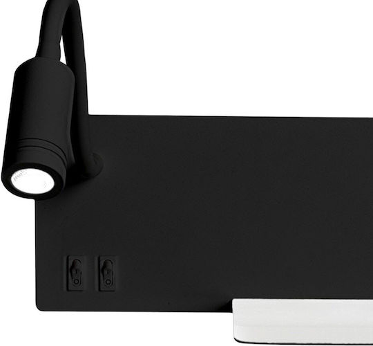 Eko Light Wandmontierte Außenleuchte LED 2W mit Natürliches Weiß Licht 30x20x20εκ.