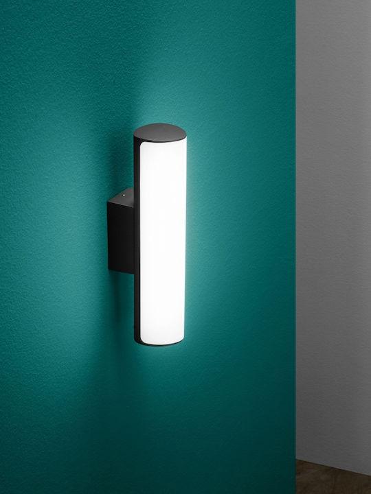 Ideal Lux Wall-Mounted Outdoor Light LED IP44 9.5W with Warm White Light 30x10x7εκ.