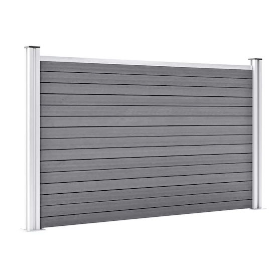 Showood Diele für Gartenboden aus Aluminium 180x2.5cm 1Stück