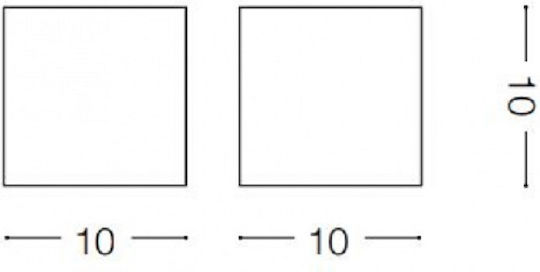 Ideal Lux Σποτ LED 8.5W 3000K 10x10x10εκ. Ideal Lux Σποτ LED 8.5W 3000K 10x10x10εκ.