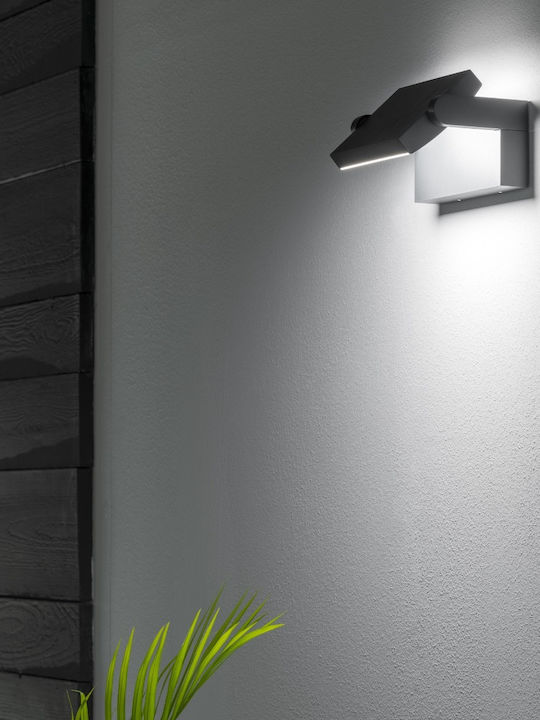 Ideal Lux Επιτοίχιο Εξωτερικό Φωτιστικό IP54 21.2x16.5x10εκ.