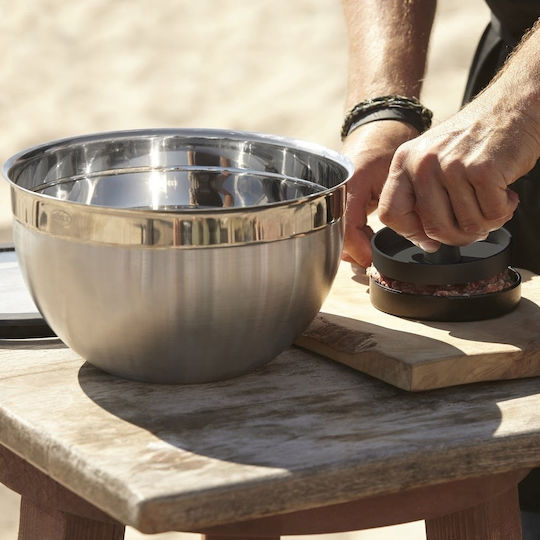 Rosle Stainless Steel Mixing Bowl Capacity 3.1lt with Diameter 21cm and Height 12.5cm.