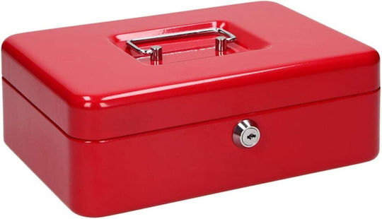 Cash Box with Lock Red Arte TS0608R