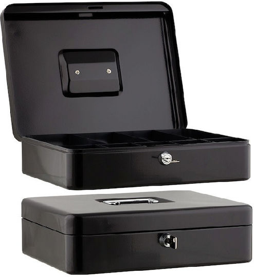 Sax Cash Box with Lock Black Box XL 0-813-09