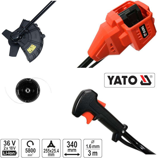 Yato Freischneider Schulter/Hand Batterie
