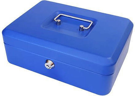Metron Kassenschrank mit Schloss 333.01.10 333.01.10 Blau