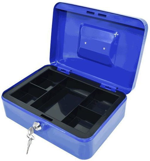 Metron Kassenschrank mit Schloss 333.01.10 333.01.10 Blau