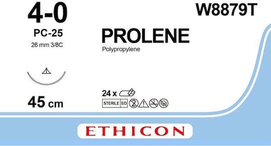 Ethicon Prolene 4/0 Ράμματα Με βελόνα 26mm