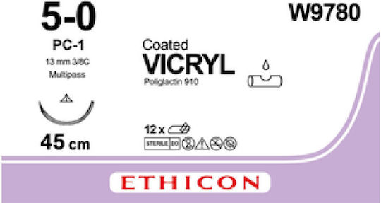 Ethicon Рамки Абсорбиращ Vicryl 5/0 12мм
